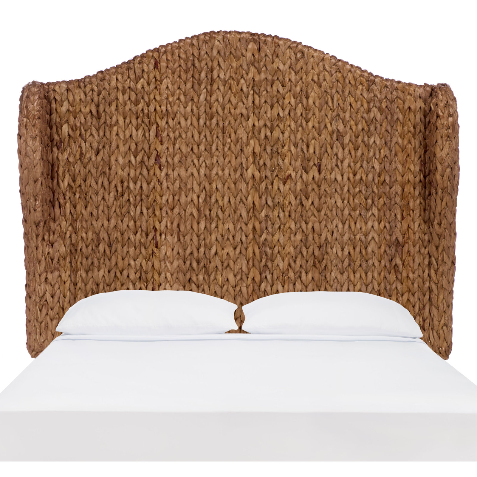 Tifa Mahogany Pine Headboard, Twin, Brown
