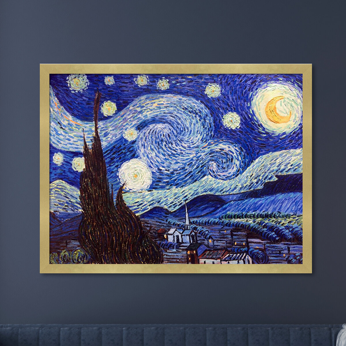 Overstock Art Starry Night By Vincent Van Gogh With Semplice