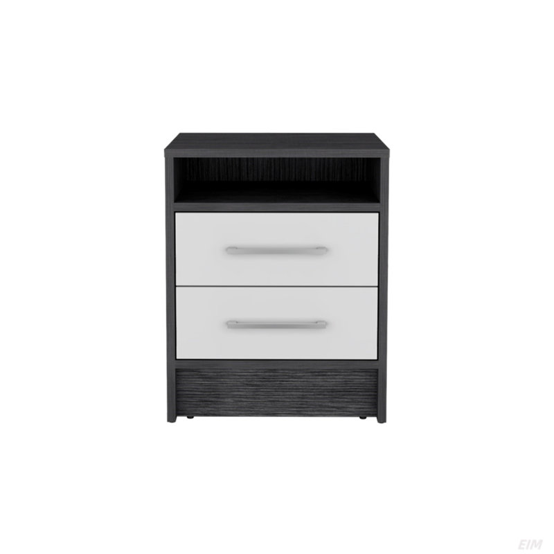 Nightstand Cartiz, Two Drawers, Multicolor