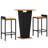 Alexanndra Square 2 - Person 43.30708661cm Long Dining Set