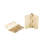 3.5 in. x 3.5 in. Full Mortise Residential 1/4 in. Radius Hinge with Removable Pin - Set of 2-14071291