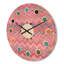 Horloge murale abstraite géométrique III-63891429