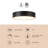 Cherylene 6-in Black dimmable LED Flush Mount-124959442