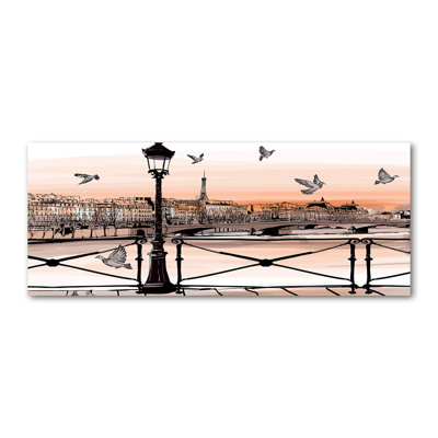 Twilight In Paris - Wrapped Canvas Print