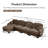 Compression Cozy Chenille Sectionals, Modern 4 Seat L Shape For Home