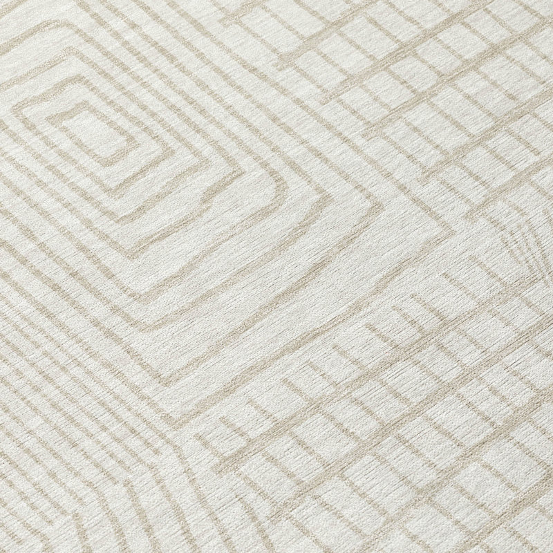 Tapis ivoire intérieur / extérieur Owen , 2'3" x 7'6"
