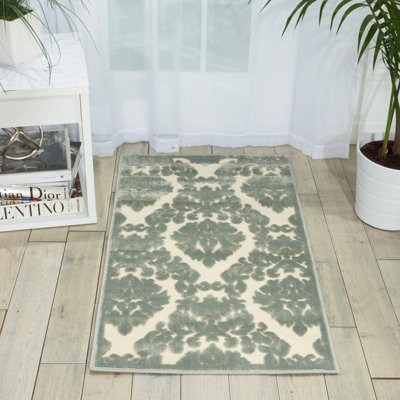Hartz IvoryGreen Area Rug