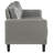 Farallone Grey Track Arm Sofa