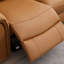 Canapé de cinéma maison inclinable électrique 3 places avec console de rangement, porte-gobelets et port USB-1292276708
