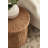 Round Rattan Lift-Top Side Table