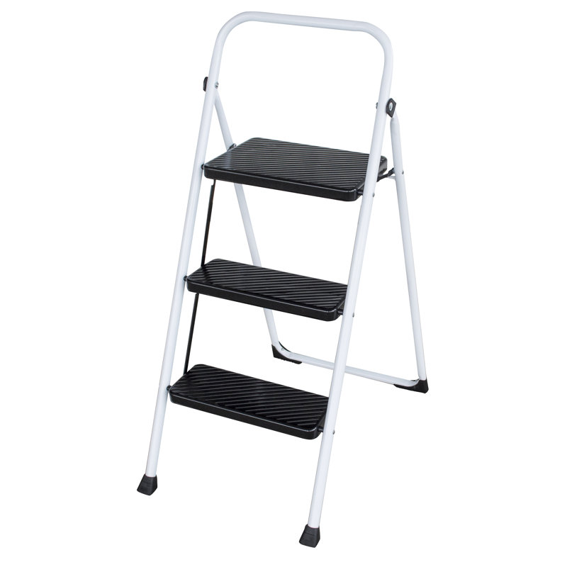Loddon 3 - Step Plastic and Steel Lightweight Folding Small Step Ladder