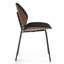Iaschome 19.3'' H Fabric Upholstered Metal Side Chair