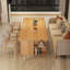 Bureau rectangulaire en bois massif Burlywood-806158488