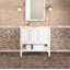 Bordure de tuile arrondie en porcelaine polie Chiara Sand 3 po x 24 po-49432726
