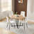 Argyle Grid White Velvet Chairs#4 is out of stock