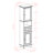 70.88" Tall Bathroom Storage Cabinet