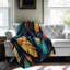 Earthby Tribal Harmony - couverture en sherpa de qualité supérieure 1 pièce - reproduction d'art luxueuse-97548325