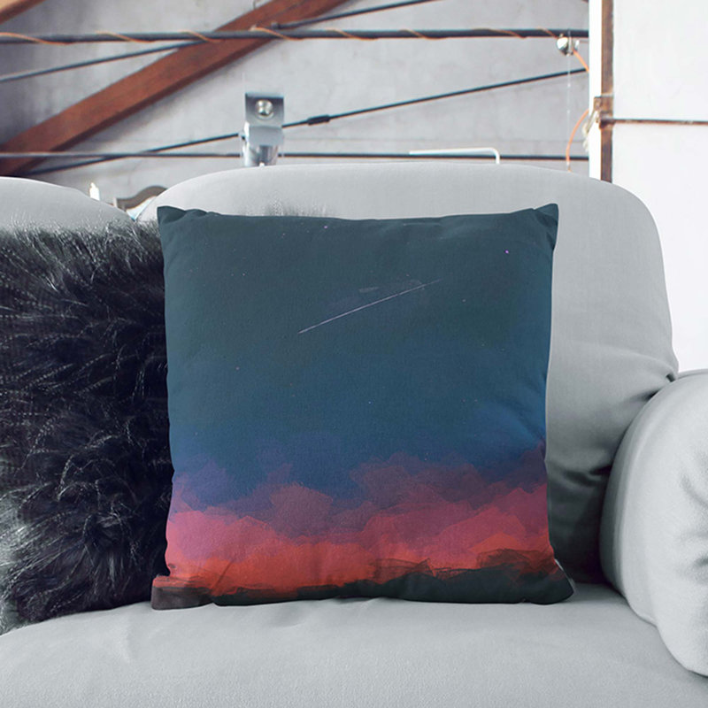 Square Cushion, 55cm H x 55cm W x 20cm D, White