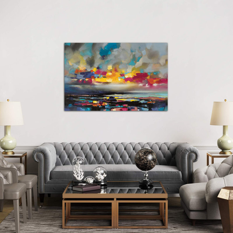 Particles II by Scott Naismith - Wrapped Canvas Painting, 66.04 cm H x 45.72 cm W x 3.175 cm D