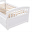 Lit plateforme simple avec rangement en bois massif et 6 tiroirs-749259912