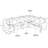Modular Sectional Sofa Convertible L Shaped Sofa Couch 6 Seat Comfy Modular Sofa Couch For Living Room-1977298023