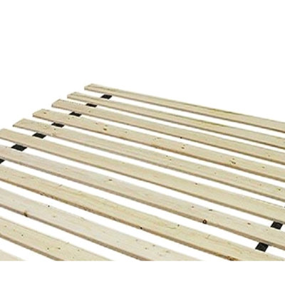 Queen Bed Slats In Solid Wood - Shipping And Hassle- Assembly Natural Finish Made Of