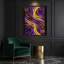 Art numérique sur toile mauve numérique 68-393683682