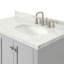 Ensemble de meuble-lavabo simple 37 po avec miroir Amariani-24102541