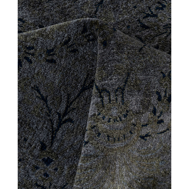 Overdyed One-of-a-Kind 8' 2" X 10' 2" Hand Knotted Area Rug