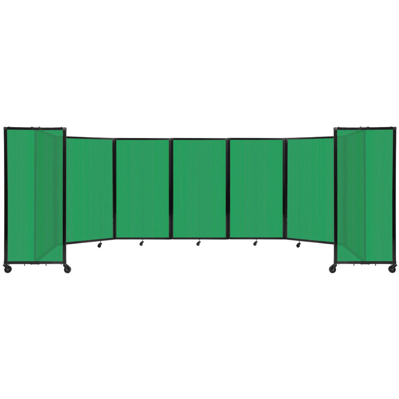 Cloison murale en polycarbonate 360, H 60 po x l 234 po, Vert