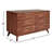 Glow 51" W 6-Drawer Solid and Manufactured Wood Dresser-1001578850