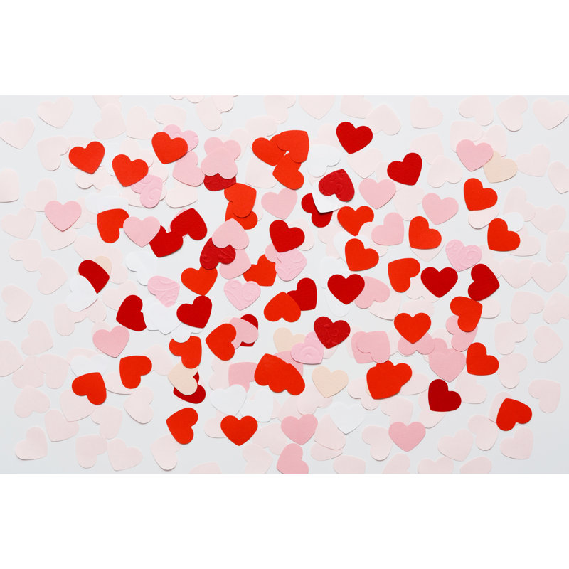 Valentines Day Background by Prostock-Studio - Wrapped Canvas Print, 30cm H x 46cm W