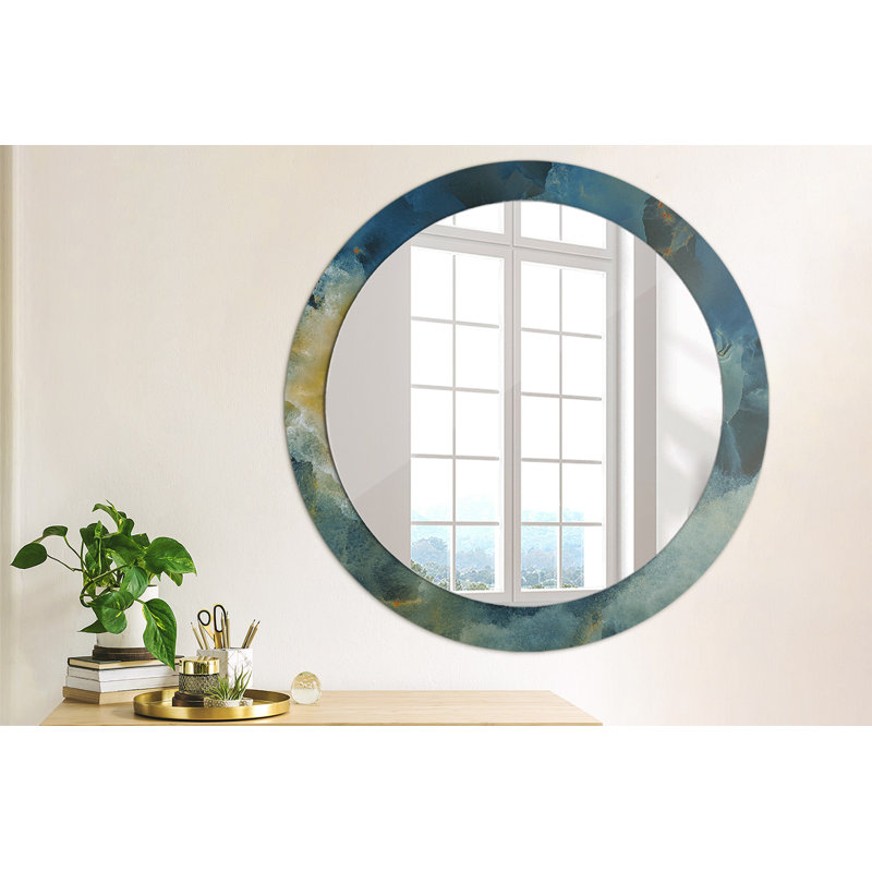 Huldar Glass Flat Wall Mirror, 80cm H x 80cm W