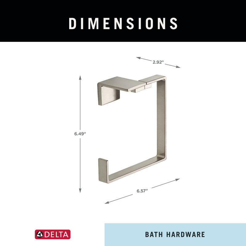 Accessoire de quincaillerie pour salle de bain Vero, Acier inoxydable Brilliance
