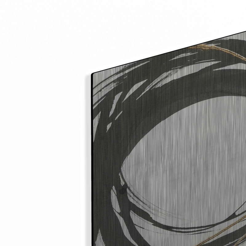 Wrought Studio ™ «Gilded Enso III» par Chris Paschke, H 12 po x l 12 po