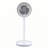 Simple Deluxe 7 Inch Stand Fan, 3 Speeds & 3 Modes, 15 Hours Timer, 70° Oscillating Circulating Fan, With Remote Control, Air Circulation Fan For Room, Indoor,White