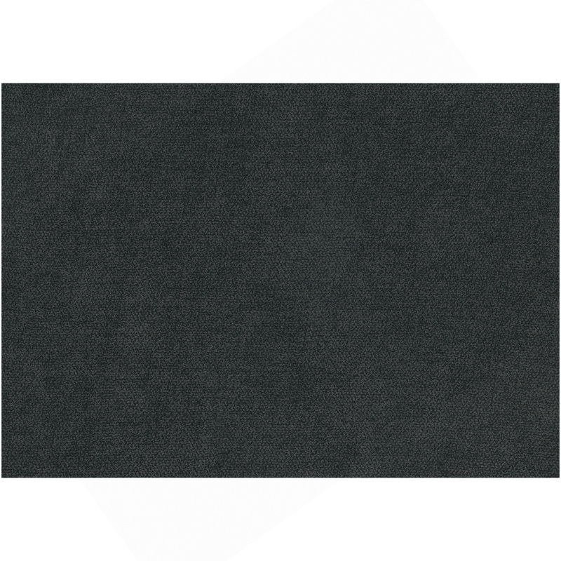 Causeuse confortable à assise moelleuse 1 pièce, tissu texturé gris foncé à structure en bois touffetée et meubles de salon modernes