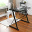 Bryanna Glass Top Metal Base Computer Desk-22494030
