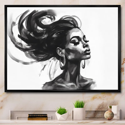 Décoration murale femme afro-américaine Pierce II - Portrait