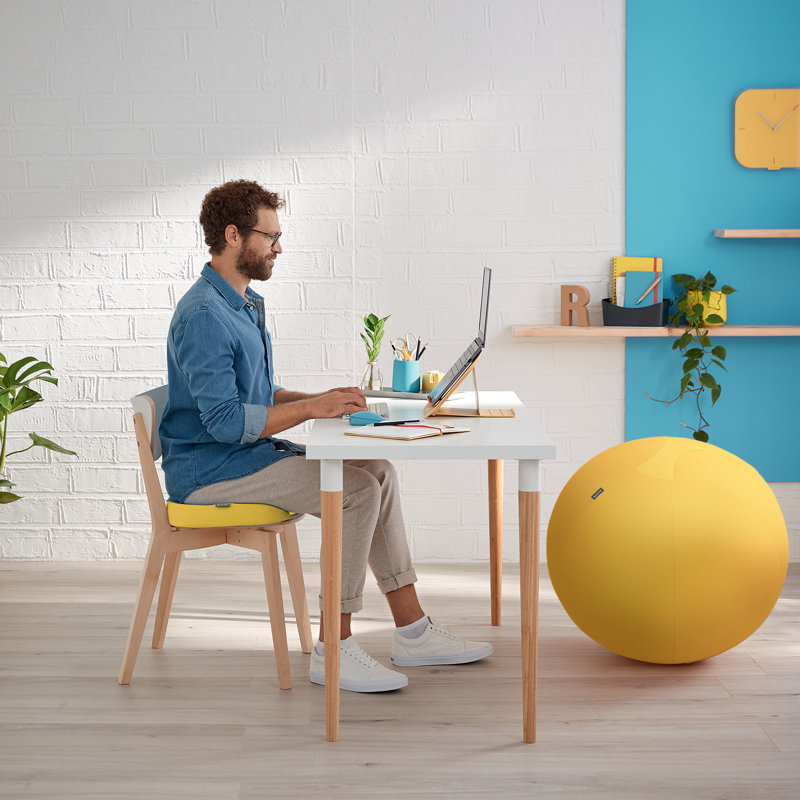 Leitz Back Support, Yellow 
