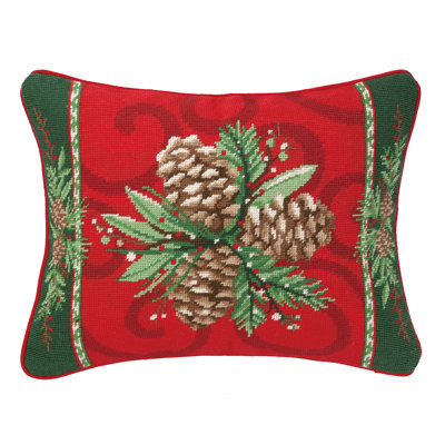Coussin en laine Christmas Bayberry