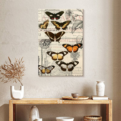 Collage rétro de papillons Brampt
