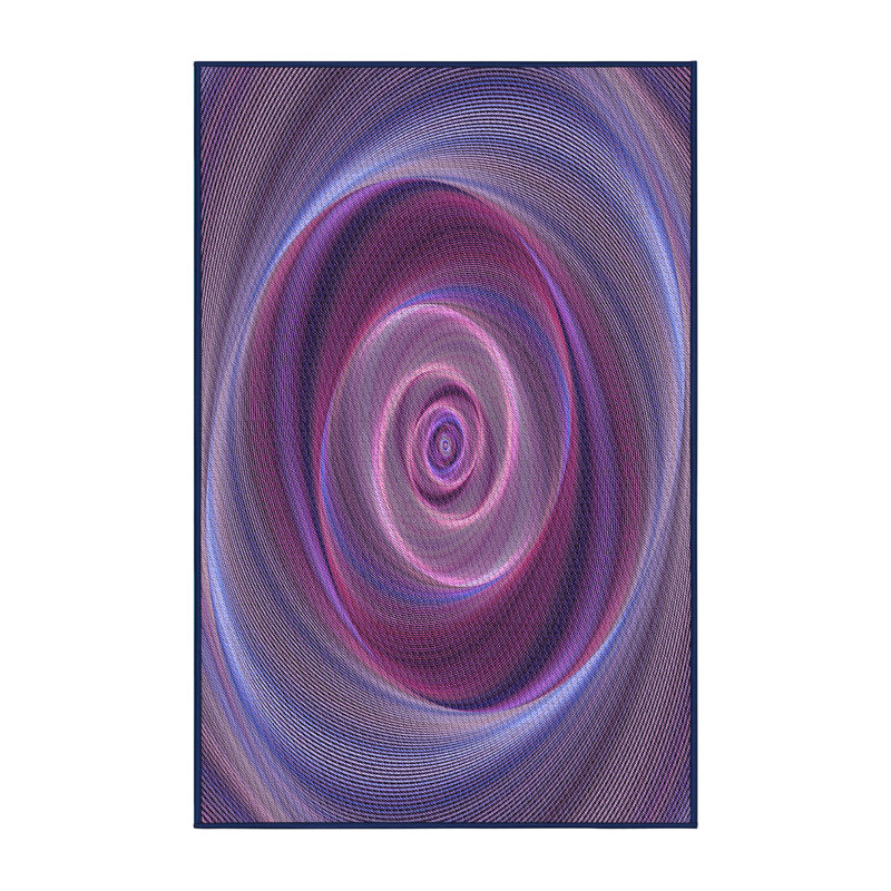 Tapis mauve abstrait, Rectangle 7 pi x 9 pi