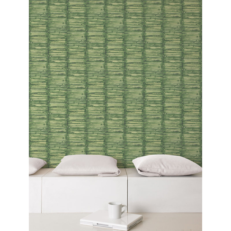 10m x 53cm Matte Wallpaper Roll, Green