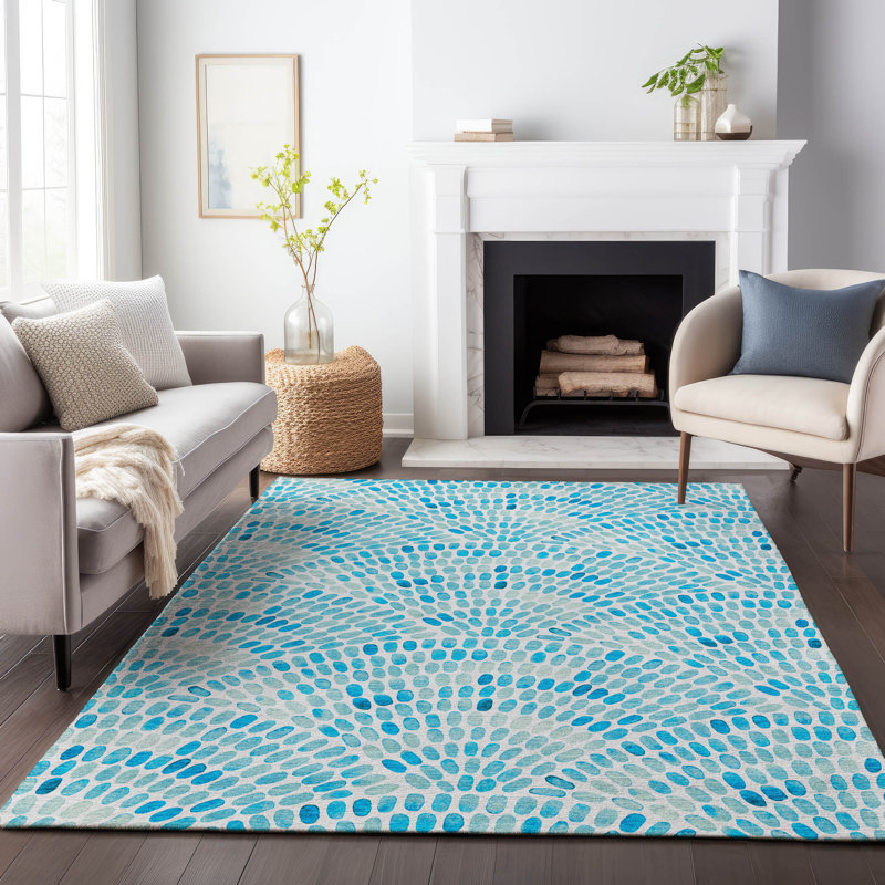 Tapis lavable à la machine de qualité supérieure Cerrito AMF186, Rectangle 10 pi x 14 pi