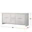Meuble-lavabo double blanc l 80 po x P 20 po avec plateau en marbre de culture