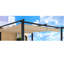 Housse de remplacement pour pergola 13 x 10 pi - Kaki bloquant, résistant aux intempéries, facile à assembler