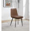 Chaise d'appoint rembourrée Bozhidar (ensemble de 2)