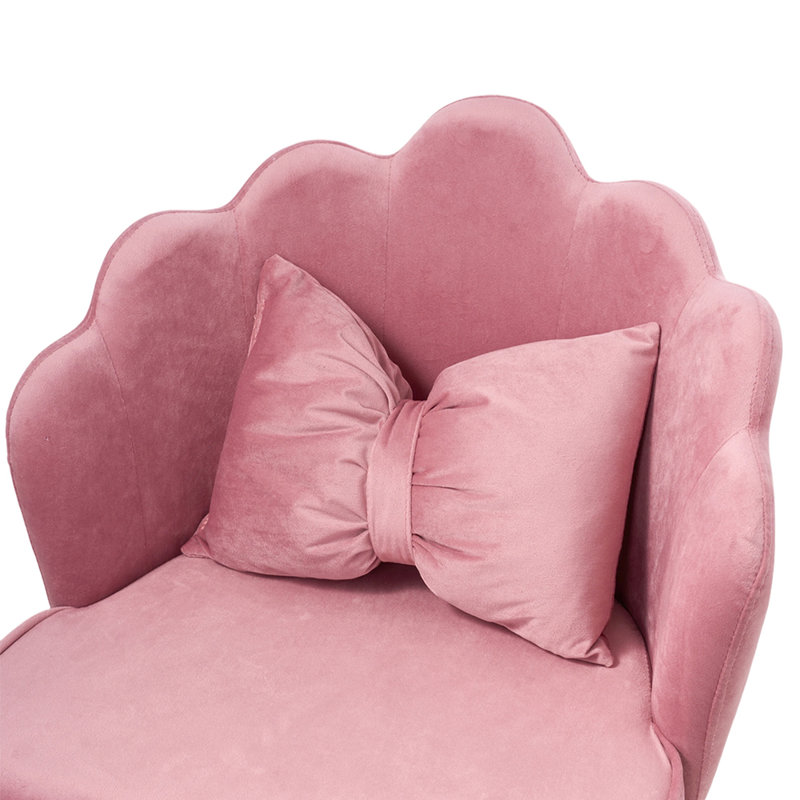 Manufactured Wood Accent Stool, Pink
