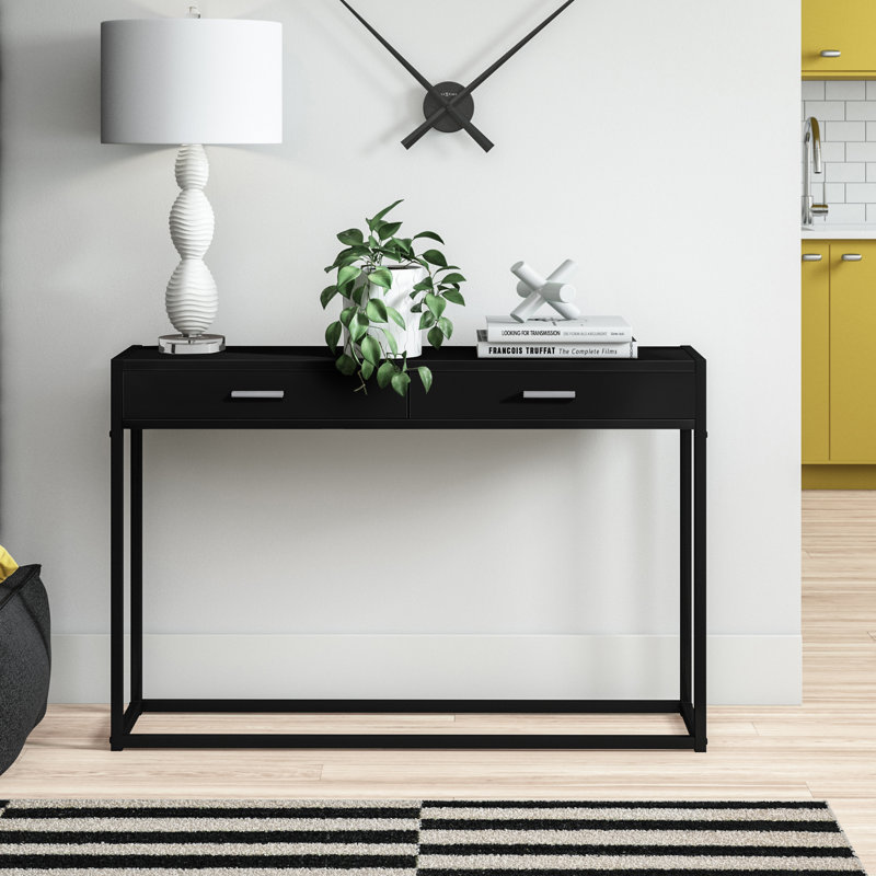 Console de 48 po Canace, Noir